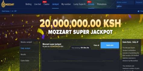 Mozzart Super Jackpot Predictions .